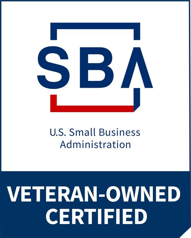 U.S. Small Business Administration Veteran-Owned Certified badge